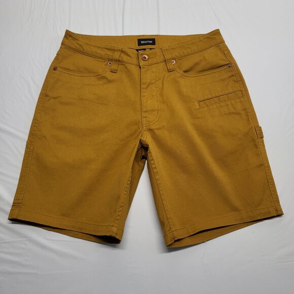 Brixton Other - Brixton Mens Carpenter Shorts Size 29 (31" Waist ) Relaxed Chino Utility Stretch